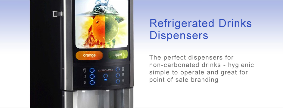 Bag-in-box BIB juice and beverage dispensers