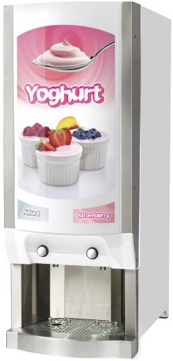 Yoghurt Yogurt dispenser for bag-in-box BIB