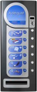 Electronic vending machine 6 column grey for condoms